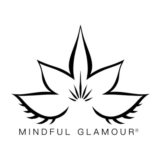 Mindful Glamour Black Transparent Logo 